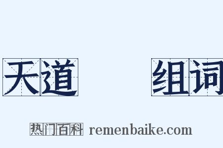 天道寧論组词是什么意思的图片